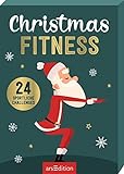 Christmas Fitness: 24 sportliche Challenges | Adventskalender-Kartenbox mit motivierenden Kärtchen
